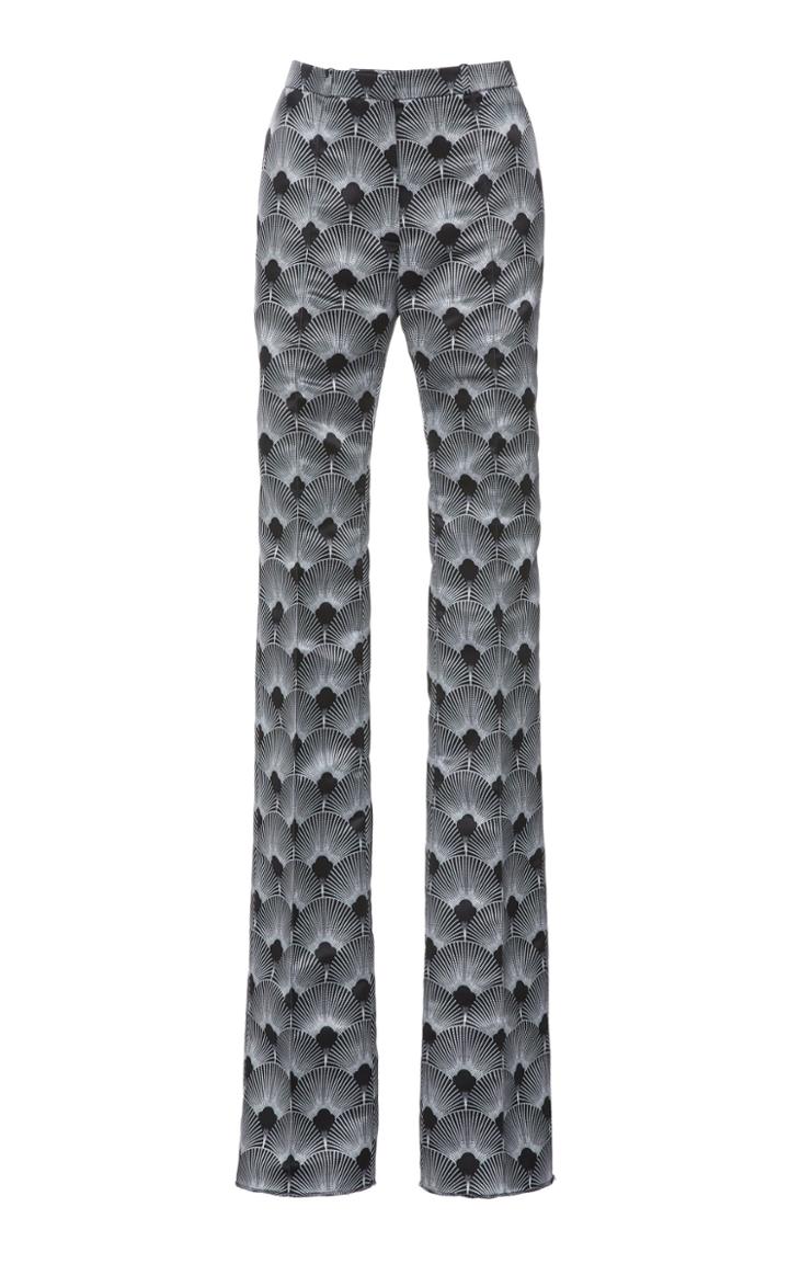 Paco Rabanne High-rise Duchesse Satin Trousers