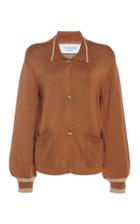 Moda Operandi Tuinch Contrast-trim Cardigan Sweater Size: L