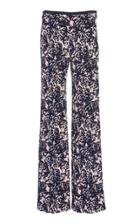 Victoria Victoria Beckham Floral-jacquard Flared Pants