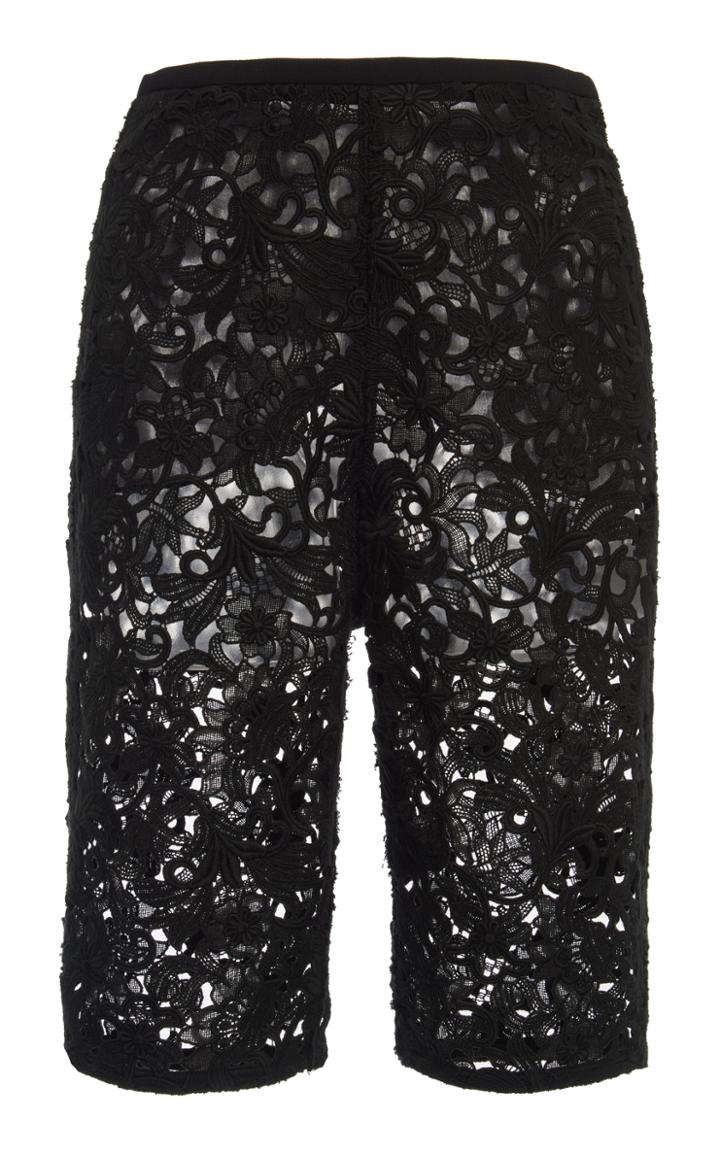 Moda Operandi Valentino Cotton-blend Macram Shorts