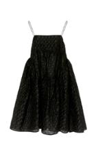 Cecilie Bahnsen Elin Textured Linen-blend Mini Dress