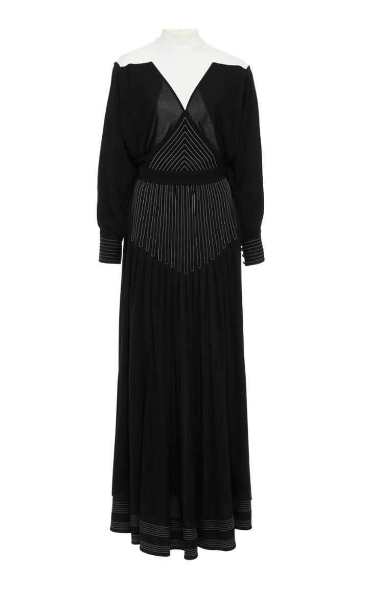 Givenchy High-necked Jersey Maxi Dress