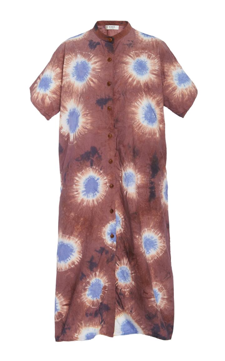 Sea Tie Dye Midi Dress