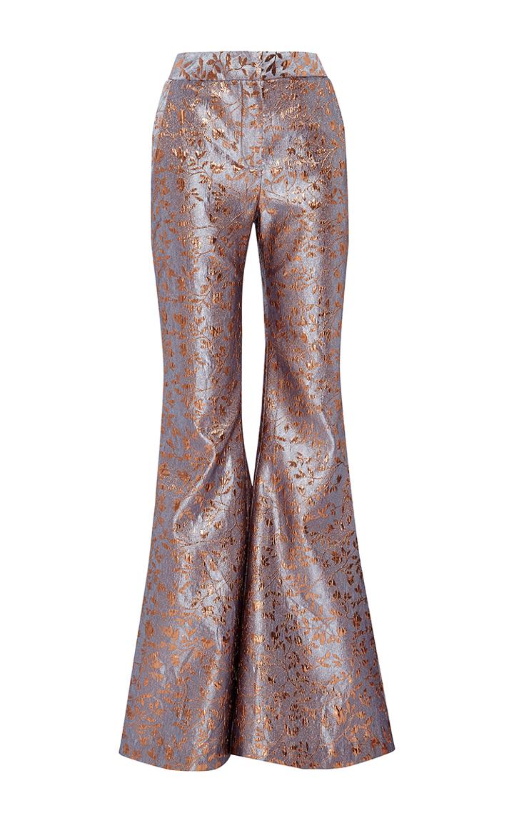 Johanna Ortiz Principe De Conde Metallic Pants