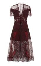 Jonathan Simkhai Grommet Lariat Lace Dress