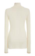 Proenza Schouler Ribbed Knit Silk-blend Polo Shirt