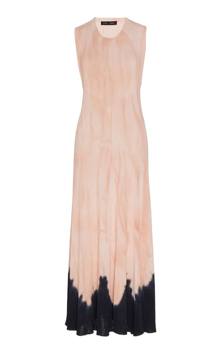 Moda Operandi Proenza Schouler Tie-dye Printed Sleeveless Knit Dress Size: M