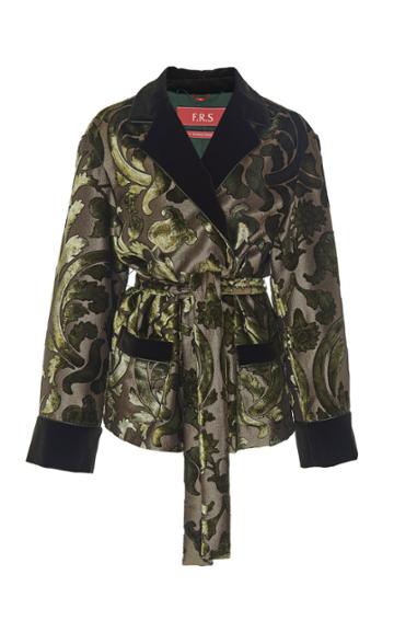 For Restless Sleepers Giocasta Ii Jacquard Lurex Velvet Devor Jacket