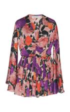 Sandra Mansour Jardin Floral Mini Dress
