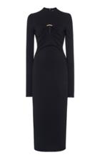 Moda Operandi Versace Cutout-detailed Jersey Midi Dress