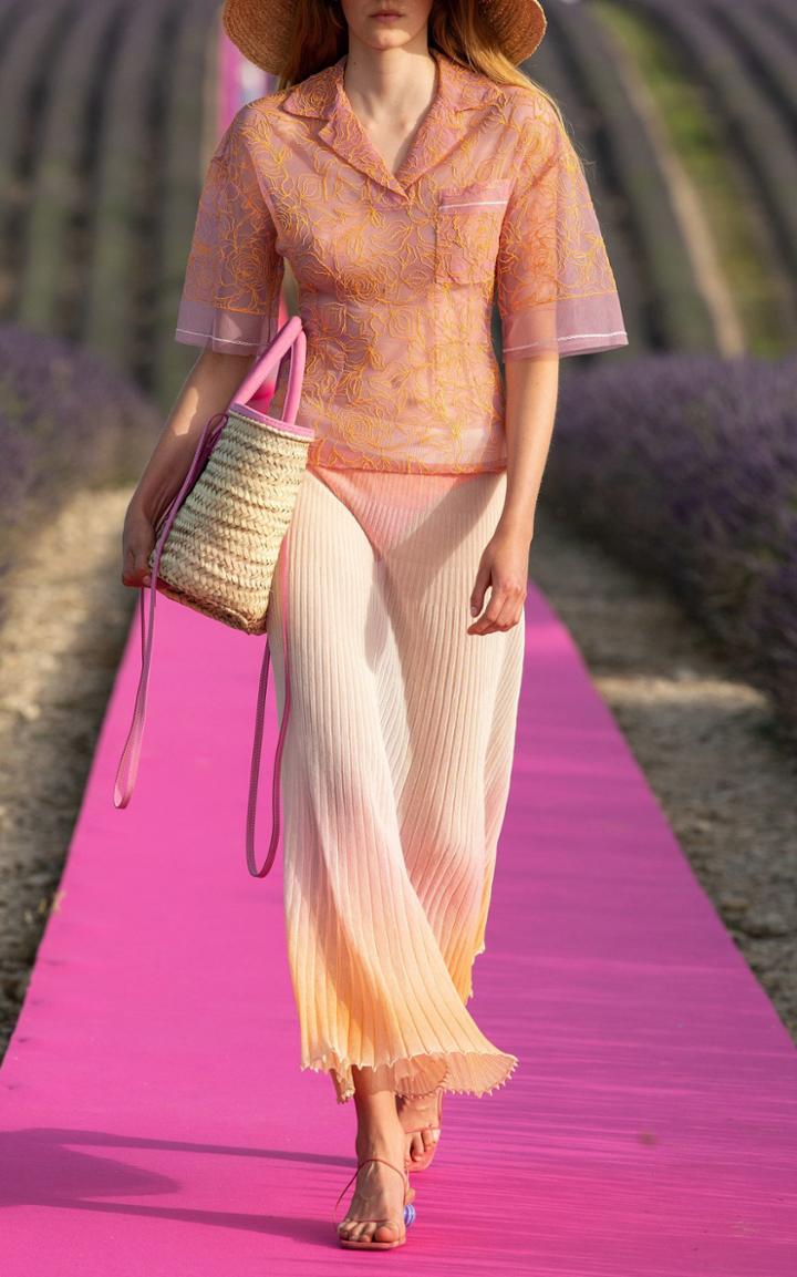 Jacquemus Le Panier Soleil Nubuck-trimmed Straw Bag