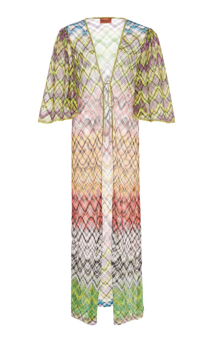Missoni Mare Open-knit Lurex Caftan