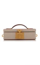 Moda Operandi Oscar De La Renta Alibi Miniaudiere Canvas Clutch