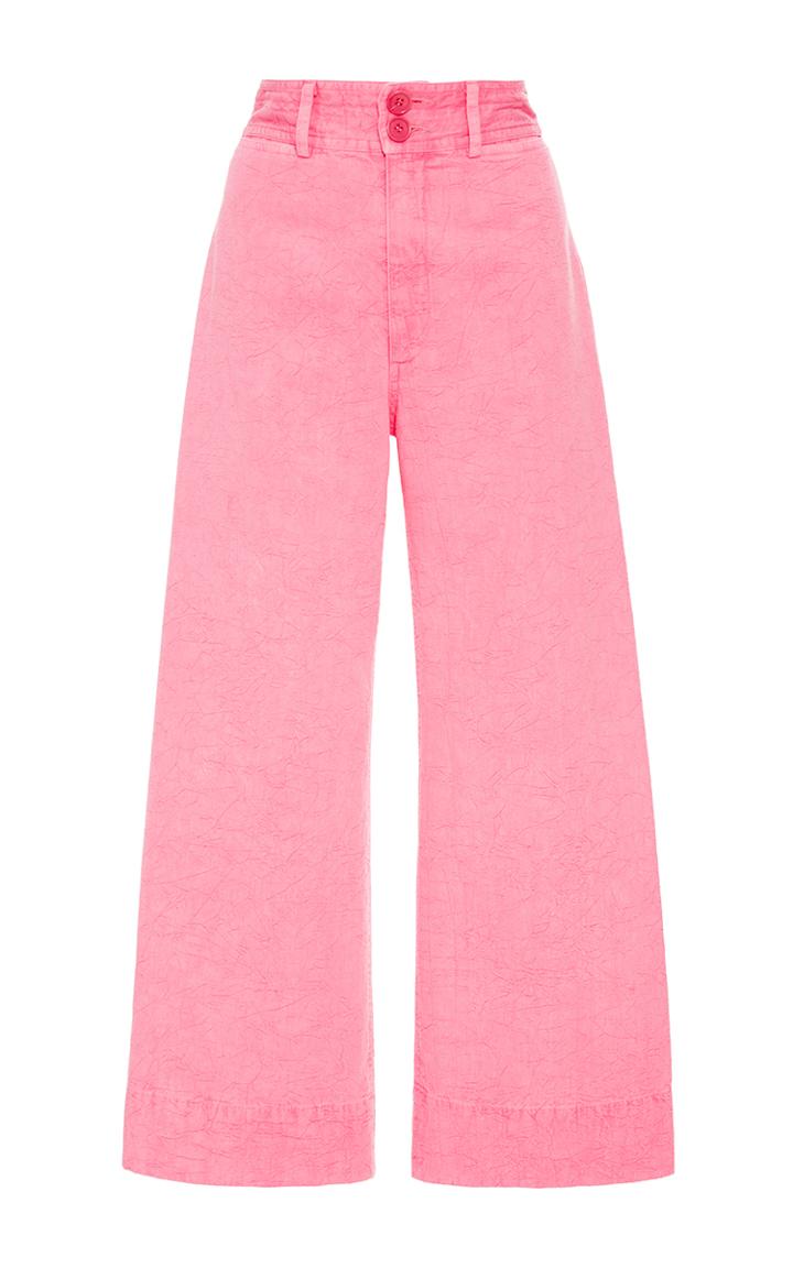 Apiece Apart Zinc Pink Cropped Pants