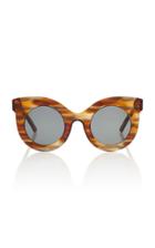 Andy Wolf North America Millicent Round-frame Sunglasses