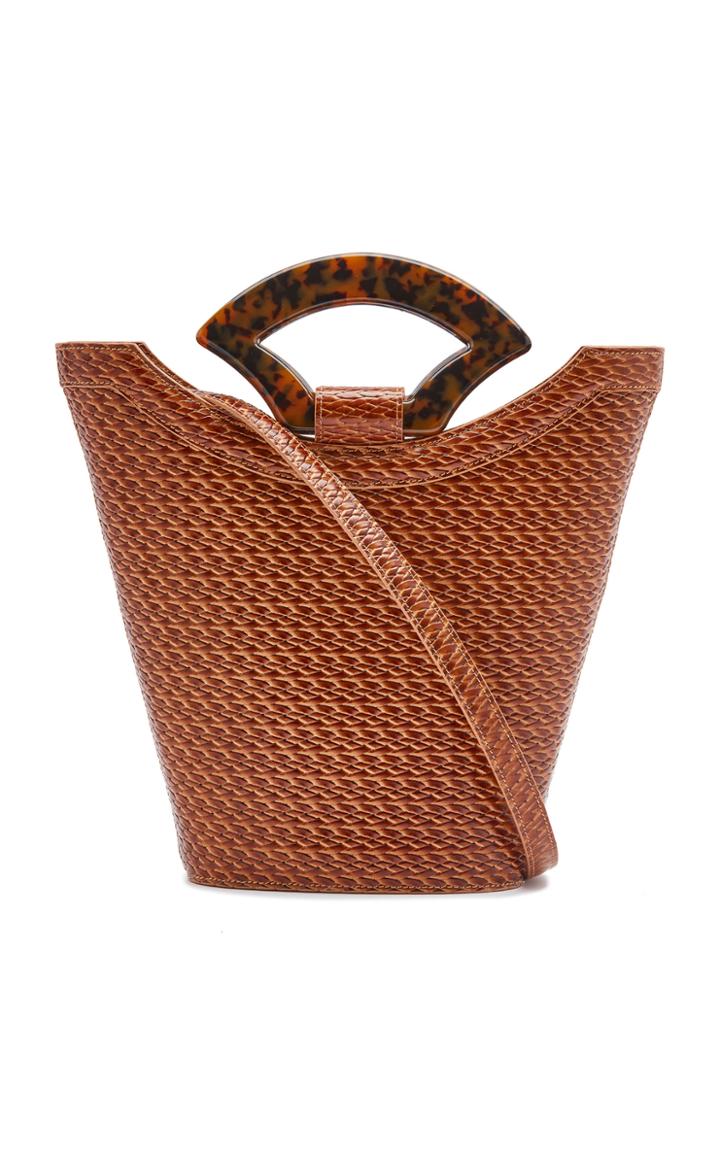 Usisi Rollo Leather Top Handle Bag