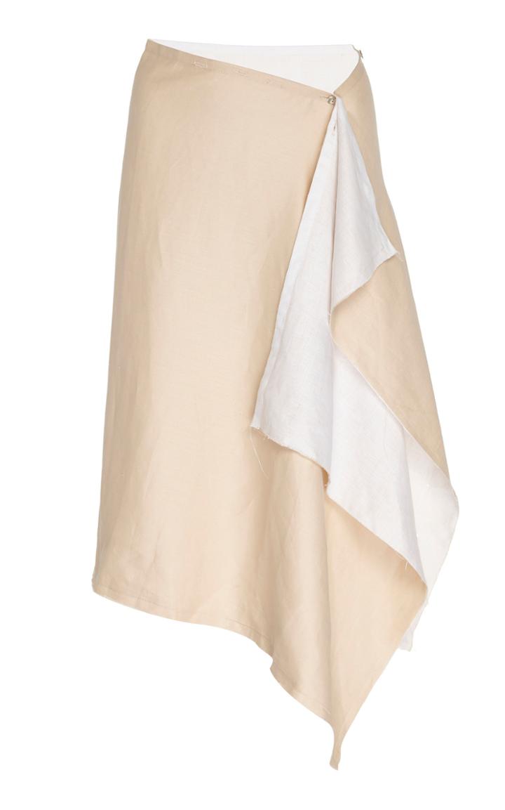 Moda Operandi Albus Lumen Reversible Linen Sarong Size: 6