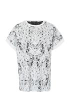 Balmain Short-sleeve Cracked Jersey T-shirt