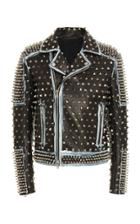 Balmain All Over Studs Leather Perfecto
