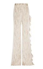 Alexis Izami Ruffled Paisley Flared Pants