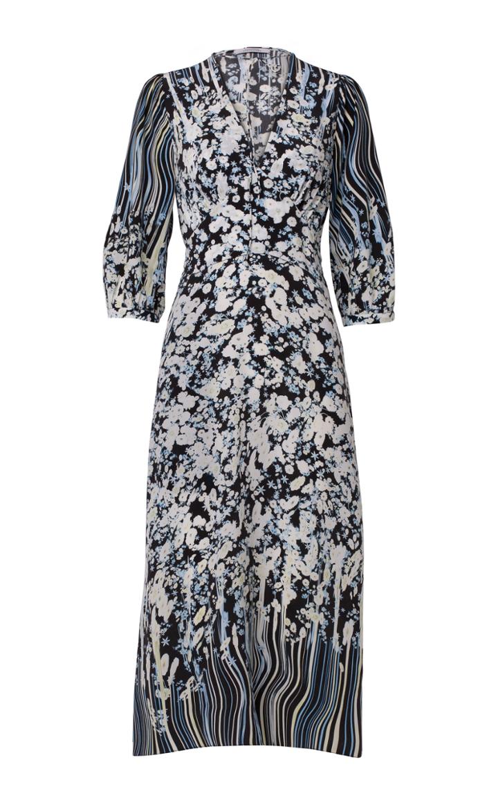 Moda Operandi Dorothee Schumacher Blooming Love Floral Silk Dress