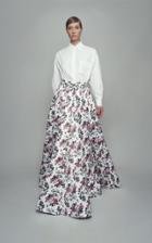 Moda Operandi Emilia Wickstead Olwen Floral Crepe Skirt