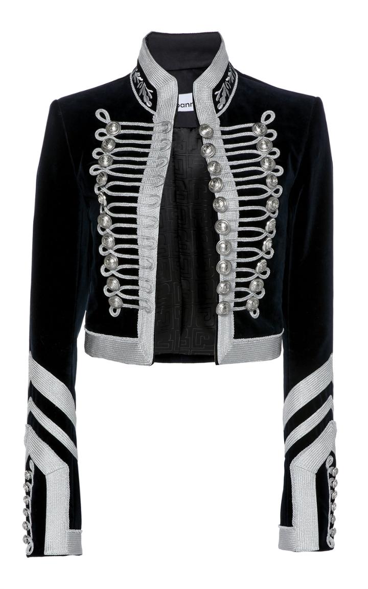Paco Rabanne Velvet Military Jacket
