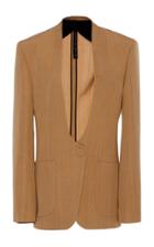 Moda Operandi Petar Petrov Jaclyn Collarless Silk-blend Blazer Size: 38