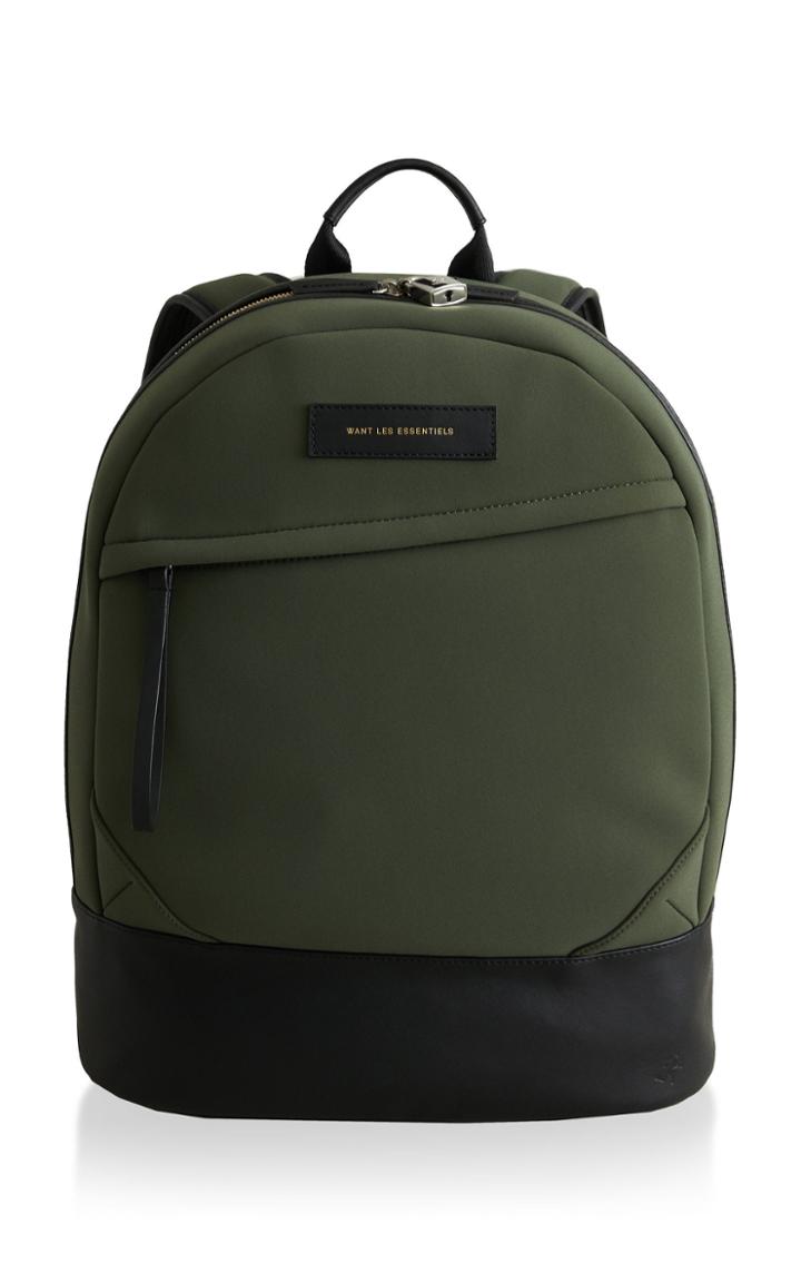 Want Les Essentiels Kastrup Leather-trimmed Backpack