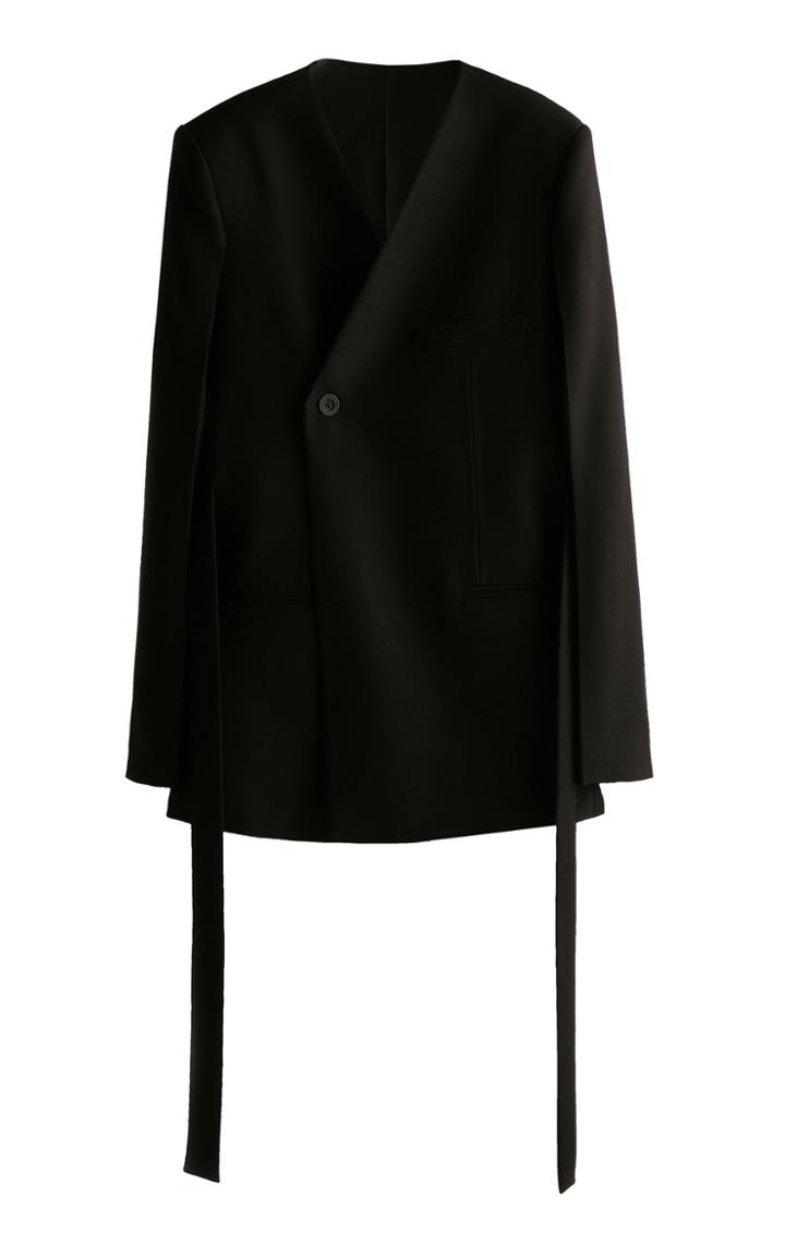 Moda Operandi Gia Studios Double-breasted Cady Blazer