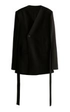 Moda Operandi Gia Studios Double-breasted Cady Blazer