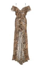 De La Vali Jolene Dizzy Print Dress