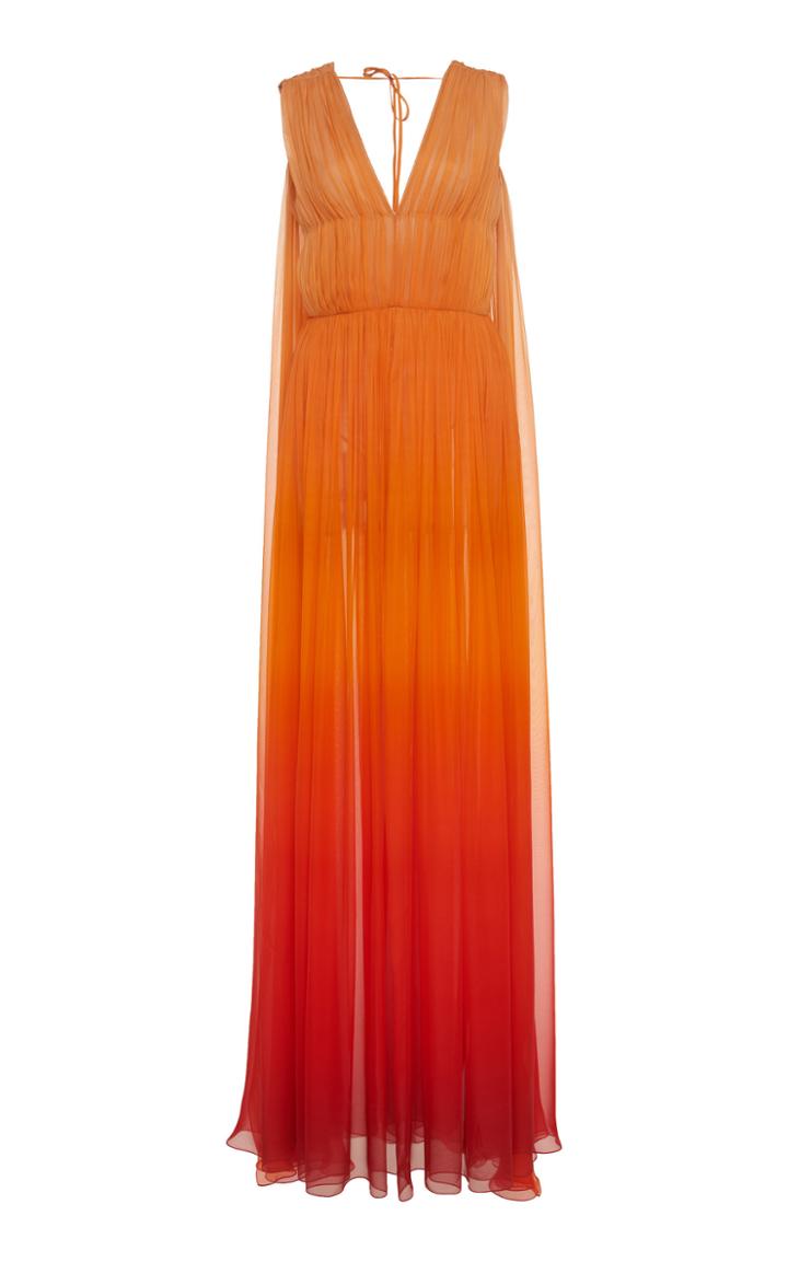 Alberta Ferretti Shaded Chiffon Gown
