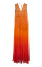 Alberta Ferretti Shaded Chiffon Gown