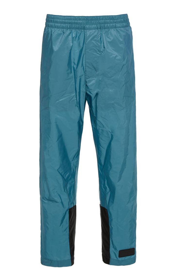 Prada Green Nylon Elastic Waistband Jogger