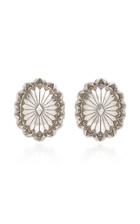 Fallon One-of-a-kind Oval Pinched Edge Conch Earring