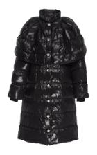 Christopher Kane Cupcake Metallic Oversized Puffer Coat
