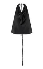 Bevza Satin Halterneck Top