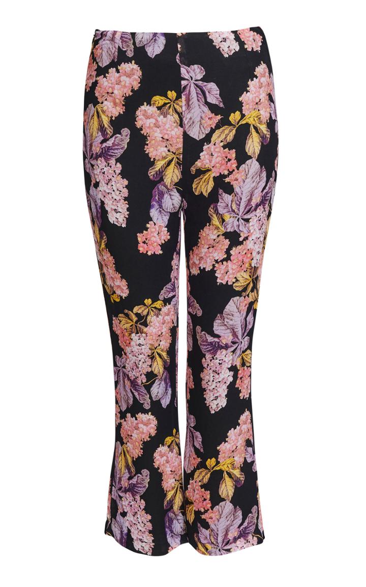 We Are Kindred Stevie Cropped Crepe De Chine Pant