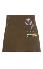 Mira Mikati Scout Patch Kilt Skirt