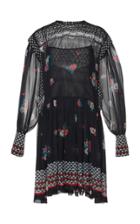 Philosophy Di Lorenzo Serafini Printed Creponne Mini Dress