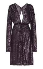 Naeem Khan Sequined Open-back Gown