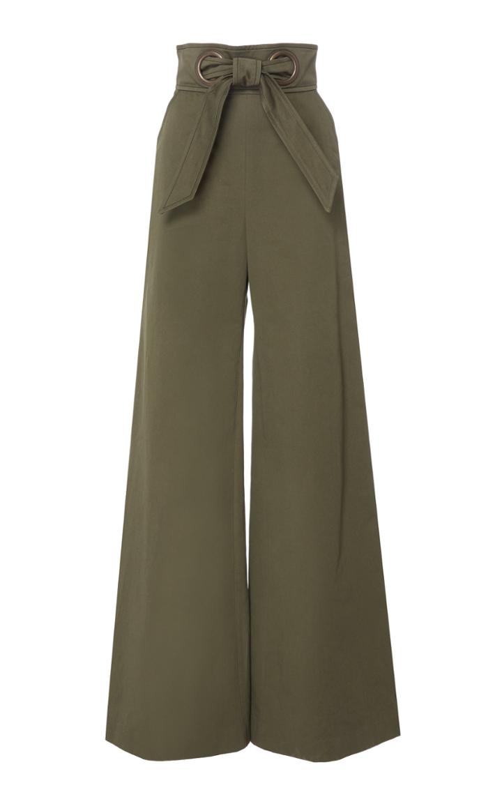 Martin Grant Wide-leg Cotton Trousers