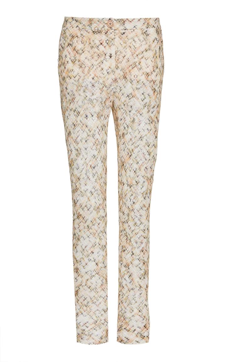 Missoni Printed Linen And Cotton Pants