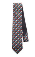 Prada Geometric-print Silk Tie