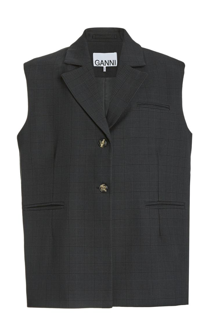 Moda Operandi Ganni Suiting Vest
