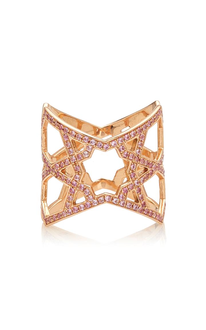 Ralph Masri 18k Rose Gold Diamond Ring