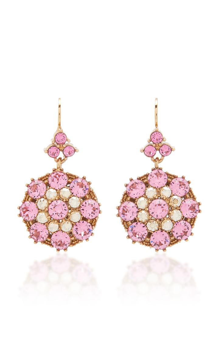 Dolce & Gabbana Gold-tone And Crystal Earrings