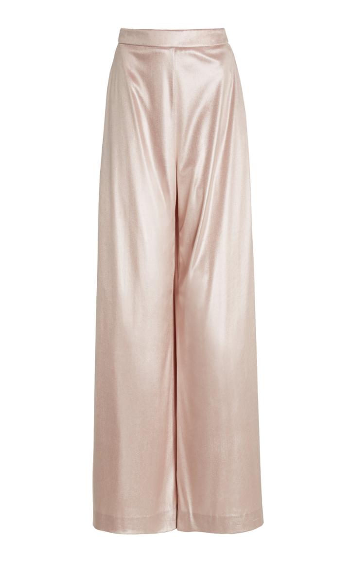 Moda Operandi Christian Siriano Velvet Wide-leg Trousers