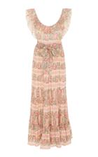 Loveshackfancy Joanne Printed Silk-chiffon Maxi Dress